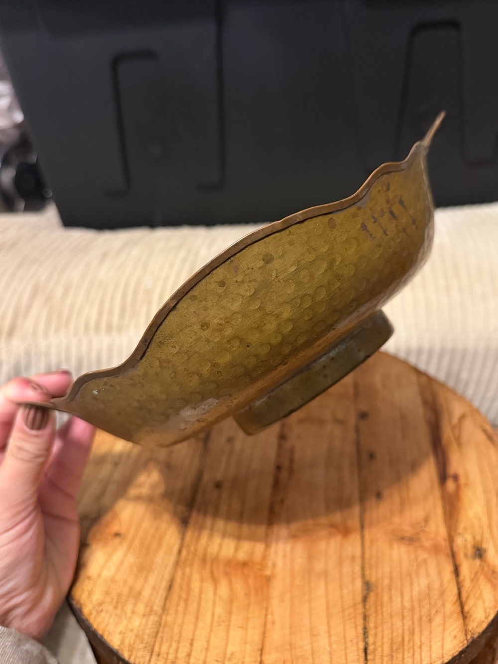 Hammered Brass Bowl
